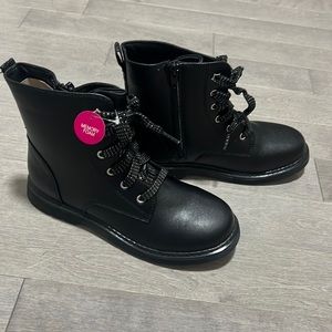 Big Girls Combat Boots - Brand New
